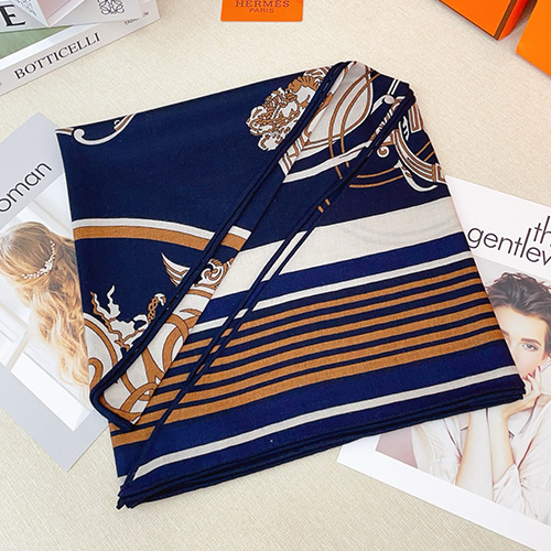 [홍콩명품.Hermes] 에르메스 25SS 로고 패턴 94-188 실크 캐시미어 스카프 머플러 (5컬러), ET3151, 홍콩명품의류,구매대행,온라인명품
