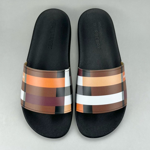 [홍콩명품.Burberry] 버버리 25SS 로고 레더 가죽 슬리퍼 (브라운), SE5668, S3, 명품스니커즈,운동화,구두,로퍼,하이탑,신발