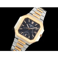 [홍콩명품시계.PATEK PHILIPPE] 파텍필립 큐비튜스 5821 로즈골드 블루 다이얼 스테인레스 스틸 스트랩