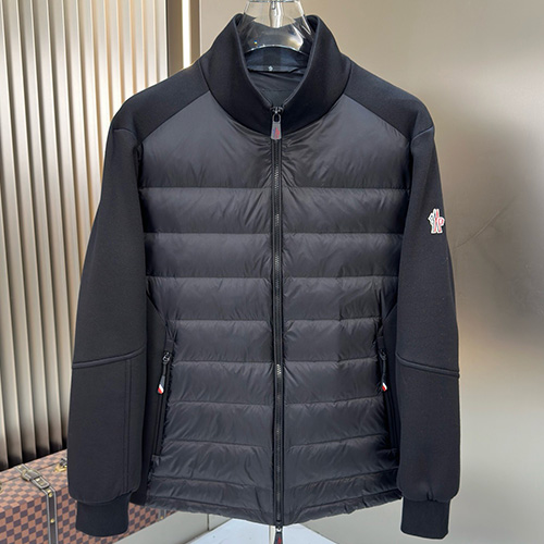 [홍콩명품.MONCLER] 몽클레어 25SS 로고 레이어드 다운패딩 자켓 (블랙), BM22748, HH, 레플리카의류,미러급사이트