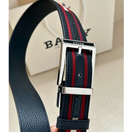 [홍콩명품.BALLY] 발리 25SS 로고 레더 가죽 벨트 (블랙), 3.4cm, BT1455, 명품레플리카,인터넷쇼핑몰,남자명품,해외직구