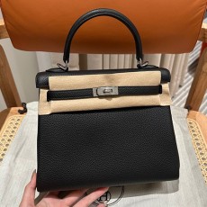 [홍콩명품.Hermes] 에르메스 25SS 로고 KELLY 25 토트백 핸드백 (블랙-은장), BGM5240, H3, 홍콩명품가방,명품쇼핑몰,크로스백,핸드백,구매대행
