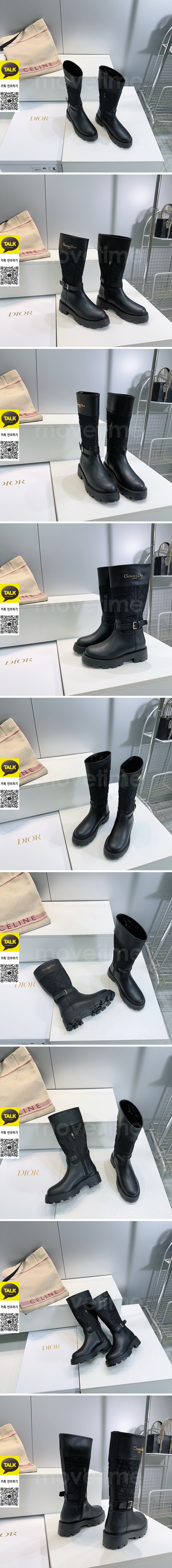 [홍콩명품,Christian Dior] 디올 25SS 로고 여성 레더 가죽 워커 부츠 (블랙), SE5702, GHS, 명품스니커즈,운동화,구두,로퍼,하이탑,신발