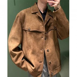 [홍콩명품,PRADA] 프라다 25SS 로고 레더 가죽 카라 봄버 자켓 (브라운), BM22816, TOM, 레플리카의류,미러급사이트