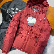 [홍콩명품,PRADA] 프라다 25SS 삼각로고 모자 탈부착 구스다운 후드 패딩 자켓 (4컬러), BM22875, PG, 레플리카의류,미러급사이트