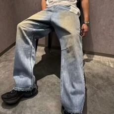 [홍콩명품.Maison Margiela] 메종마르지엘라 25SS 로고 오버핏 데님 팬츠 진 청바지, BM23040, X2, 레플리카의류,미러급사이트