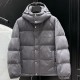 [홍콩명품.MONCLER] 몽클레어 25SS 로고 구스다운 후드 패딩 자켓 (그레이), BM23094, KSM, 레플리카의류,미러급사이트