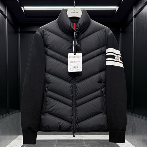 [홍콩명품.MONCLER] 몽클레어 25SS 로고 구스다운 레이어드 패딩 자켓 (2컬러), BM23111, KSM, 레플리카의류,미러급사이트
