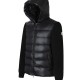 [홍콩명품.MONCLER] 몽클레어 25SS 로고 레이어드 후드 다운 패딩 자켓 (블랙), BM23131, JL, 레플리카의류,미러급사이트