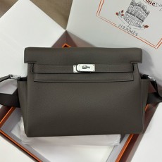 [홍콩명품.Hermes] 에르메스 25SS 로고 KELLY Messenger 34 토트백 크로스백 (그레이-은장), BGM5288, 홍콩명품가방,명품쇼핑몰,크로스백,핸드백,구매대행