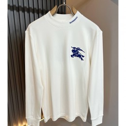 [홍콩명품.Burberry] 버버리 25SS 로고 레더 긴팔 티셔츠 (2컬러), BM23178, KSM, 레플리카의류,미러급사이트