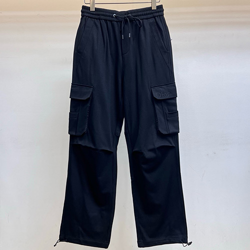 [홍콩명품,Christian Dior] 디올 25SS 로고 오버핏 조거 팬츠 바지 (블랙), BM23201, KSM, 레플리카의류,미러급사이트