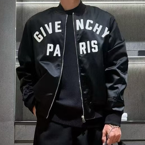 [홍콩명품.GIVENCHY] 지방시 25SS 로고 PARIS 봄버 자켓 (블랙), BM23331, KB, 레플리카의류,미러급사이트