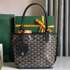 [홍콩명품,GOYARD] 고야드 25SS 로고 Anjou Mini 토트백 핸드백 (블랙), BGM5333, MD, 홍콩명품가방,명품쇼핑몰,크로스백,핸드백,구매대행