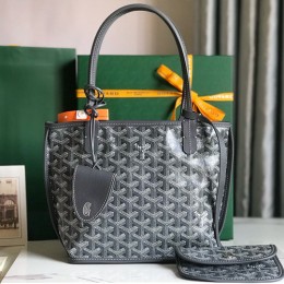 [홍콩명품,GOYARD] 고야드 25SS 로고 Anjou Mini 토트백 핸드백 (다크그레이), BGM5334, MD, 홍콩명품가방,명품쇼핑몰,크로스백,핸드백,구매대행