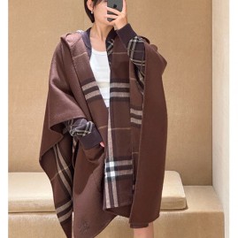 [홍콩명품.Burberry] 버버리 25SS 로고 체크패턴 리버서블 캐시미어 스카프 머플러 (브라운), ET3219, 홍콩명품의류,구매대행,온라인명품