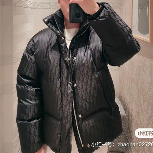 [홍콩명품,Christian Dior] 디올 25SS 로고 오블리크 다운 패딩 자켓 (블랙), BM23569, KB, 레플리카의류,미러급사이트