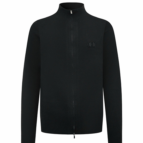 [홍콩명품,Christian Dior] 디올 25SS 로고 CD 캐시미어 하이넥 집업 니트 가디건 (2컬러), BM23580, JL, 레플리카의류,미러급사이트