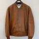 [홍콩명품.LOUIS VUITTON] 루이비통 25SS 로고 레더 가죽 봄버 자켓 (브라운), BM23589, TOM, 레플리카의류,미러급사이트
