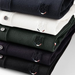 [홍콩명품.MONCLER] 몽클레어 25SS 로고 카라 폴로 긴팔 티셔츠 (5컬러), BM23619, HH, 레플리카의류,미러급사이트