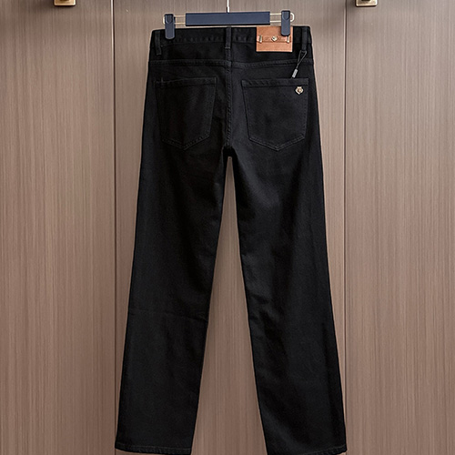 [홍콩명품.Loro Piana] 로로피아나 25SS 로고 데님 팬츠 진 청바지 (블랙), BM23652, HH, 레플리카의류,미러급사이트