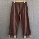 [홍콩명품.LOUIS VUITTON] 루이비통 25SS 로고 오버핏 팬츠 바지 (브라운), BM23668, JU, 레플리카의류,미러급사이트