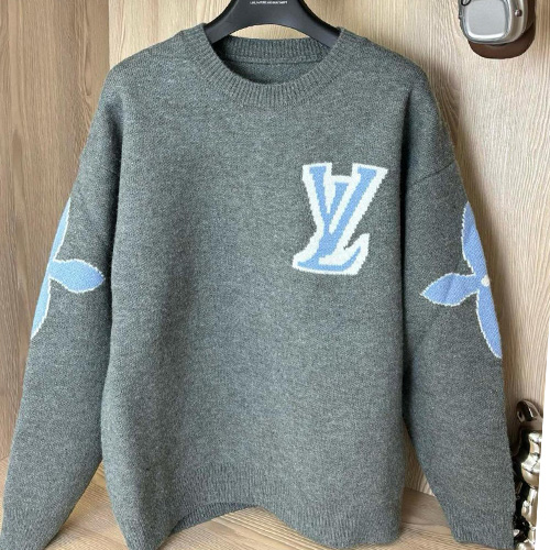 [홍콩명품.LOUIS VUITTON] 루이비통 25SS 로고 니트 스웨터 (그레이), BM23674, HH, 레플리카의류,미러급사이트