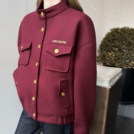 [홍콩명품.LOUIS VUITTON] 루이비통 25SS 로고 여성 라운드넥 자켓 (2컬러), BM23898, MC, 레플리카의류,미러급사이트