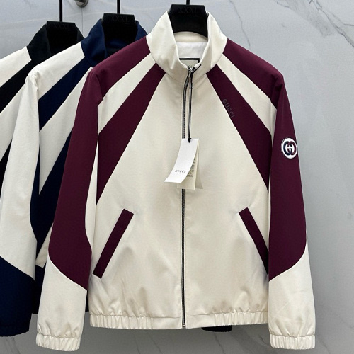 [홍콩명품.Gucci] 구찌 25SS 로고 터틀넥 바람막이 자켓 (3컬러), BM23927, 레플리카의류,미러급사이트