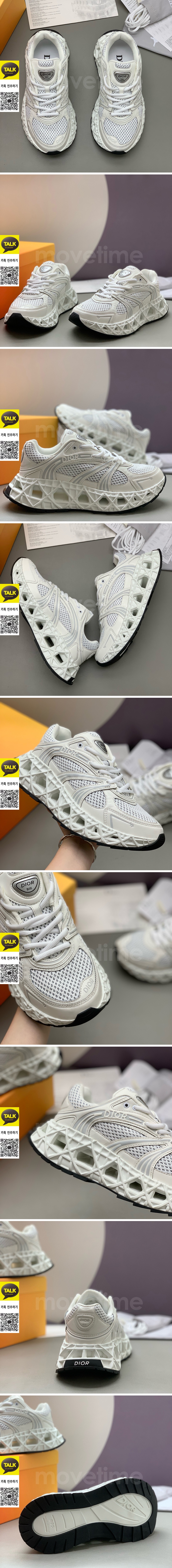 [홍콩명품,Christian Dior] 디올 25SS 로고 B35 스니커즈 운동화 (화이트), SE5878, PMD, 명품스니커즈,운동화,구두,로퍼,하이탑,신발