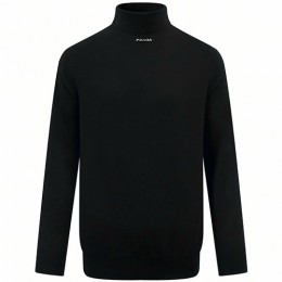 [홍콩명품,PRADA] 프라다 25SS 로고 하이넥 니트 스웨터 (블랙), BM23967, G5, 레플리카의류,미러급사이트