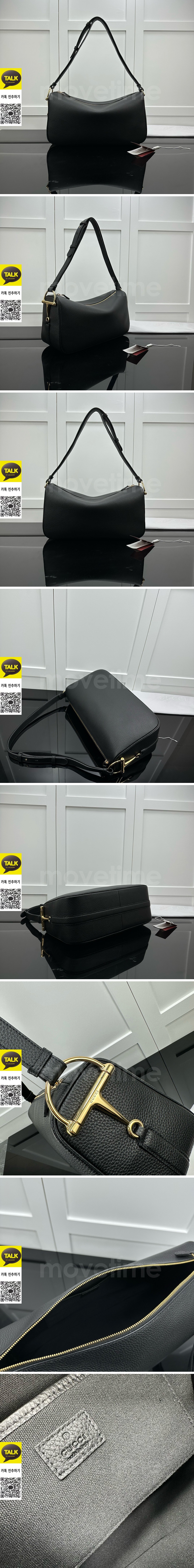 [홍콩명품.Gucci] 구찌 25SS 로고 레더 가죽 토트백 핸드백 (블랙), BGM5363, 홍콩명품가방,명품쇼핑몰,크로스백,핸드백,구매대행