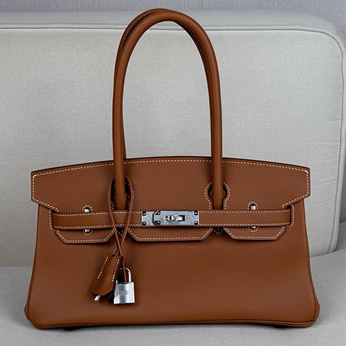 [홍콩명품.Hermes] 에르메스 25SS 로고 Shoulder Birkin29 토트백 핸드백 (브라운-은장), BGM5376, BDA, 홍콩명품가방,명품쇼핑몰,크로스백,핸드백,구매대행