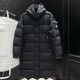[홍콩명품.MONCLER] 몽클레어 25SS 로고 Hanovertan 구스다운 후드 패딩 코트 자켓 (블랙), BM24028, KSM, 레플리카의류,미러급사이트