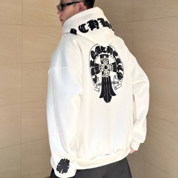 [홍콩명품.Chrome Hearts] 크롬하츠 25SS 로고 자수 후드 집업 자켓 (3컬러), BM24044, KK, 레플리카의류,미러급사이트