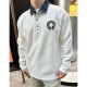 [홍콩명품.Chrome Hearts] 크롬하츠 25SS 로고 자수 카라 폴로 긴팔 티셔츠 (2컬러), BM24052, KK, 레플리카의류,미러급사이트
