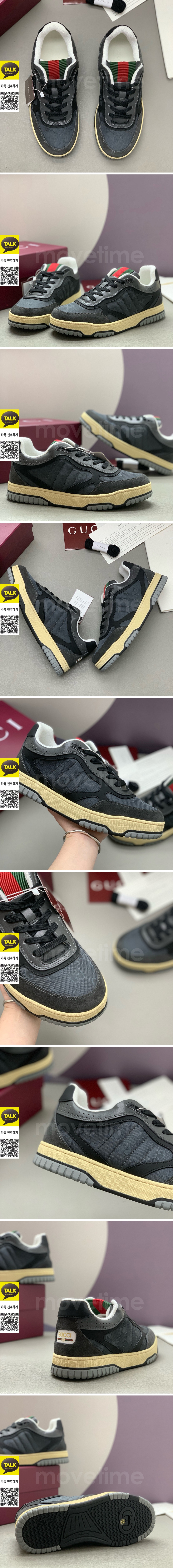 [홍콩명품.Gucci] 구찌 25SS 로고 RE-WEB 스니커즈 운동화 (블랙), SE5917, PMD, 명품스니커즈,운동화,구두,로퍼,하이탑,신발