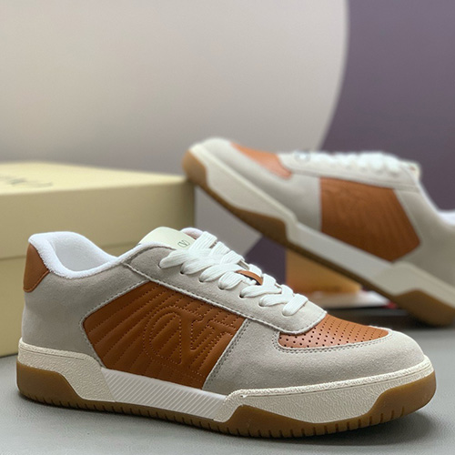 [홍콩명품.Valentino] 발렌티노 25SS 로고 남여 레더 가죽 스니커즈 운동화 (그레이-브라운), SE5927, PMD, 명품스니커즈,운동화,구두,로퍼,하이탑,신발