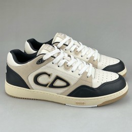 [홍콩명품,Christian Dior] 디올 25SS 로고 남여 B57 스니커즈 운동화 (블랙-베이지-화이트), SE5931, S3, 명품스니커즈,운동화,구두,로퍼,하이탑,신발