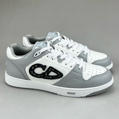 [홍콩명품,Christian Dior] 디올 25SS 로고 남여 B57 스니커즈 운동화 (그레이-화이트), SE5932, S3, 명품스니커즈,운동화,구두,로퍼,하이탑,신발