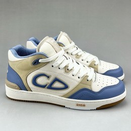 [홍콩명품,Christian Dior] 디올 25SS 로고 남여 B57 스니커즈 운동화 (블루-베이지-화이트), SE5935, S3, 명품스니커즈,운동화,구두,로퍼,하이탑,신발