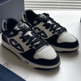 [홍콩명품,Christian Dior] 디올 25SS 로고 남여 B57 스니커즈 운동화 (블랙-화이트), SE5947, S3, 명품스니커즈,운동화,구두,로퍼,하이탑,신발