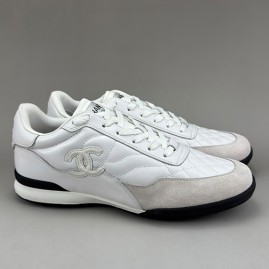 [홍콩명품.CHANEL] 샤넬 25SS 로고 레더 가죽 스니커즈 운동화 (2컬러), SE5968, S3, 명품스니커즈,운동화,구두,로퍼,하이탑,신발