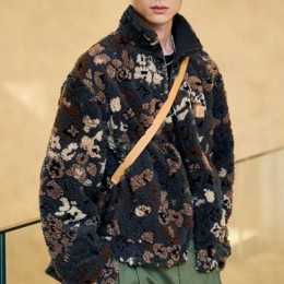 [홍콩명품.LOUIS VUITTON] 루이비통 25SS 로고 카모플라쥬 플리스 리버서블 자켓 1AIMJR, BM24118, KB, 레플리카의류,미러급사이트