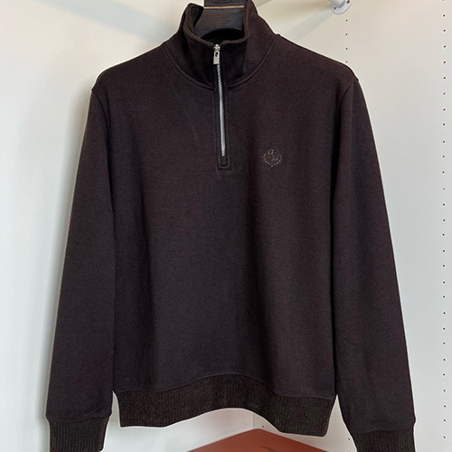 [홍콩명품.Loro Piana] 로로피아나 25SS 로고 터틀넥 하프지퍼 니트 스웨터 (3컬러), BM24180, HH, 레플리카의류,미러급사이트