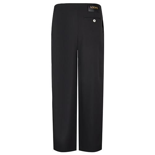 [가격문의][홍콩명품.LOEWE] 로에베 25SS 로고 캐시미어 팬츠 바지 (블랙), BM24253, KK, 레플리카의류,미러급사이트
