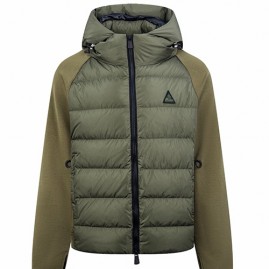 [홍콩명품.MONCLER] 몽클레어 25SS 로고 레이어드 후드 다운 패딩 자켓 (2컬러), BM24264, KK, 레플리카의류,미러급사이트