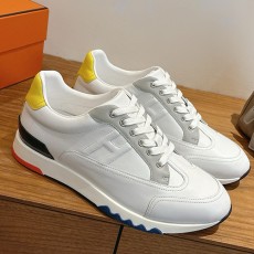[가격문의][홍콩명품.Hermes] 에르메스 25SS 로고 남여 Trail 스니커즈 운동화 (화이트-그레이-노랑), SE6004, GHS, 명품스니커즈,운동화,구두,로퍼,하이탑,신발