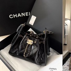 [가격문의][홍콩명품.CHANEL] 샤넬 25SS 로고 퀄팅 레더 가죽 토트백 핸드백 (블랙-금장), BGM5455, YF, 홍콩명품가방,명품쇼핑몰,크로스백,핸드백,구매대행