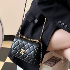 [가격문의][홍콩명품.CHANEL] 샤넬 25SS 로고 퀄팅 레더 가죽 스몰 토트백 크로스백 (블랙-금장), BGM5463, YF, 홍콩명품가방,명품쇼핑몰,크로스백,핸드백,구매대행